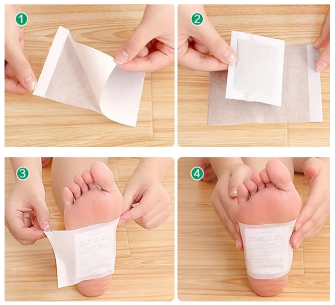 500/bax-Set 10 Plasturi Kinoki pentru Detoxifiere - imagine 3