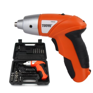 20 per/bax - Set surubelnita electrica cu 45 accesorii biti si tubulare , Portocaliu/Negru