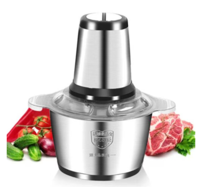 20/bax-Maruntitor Tocator Electric Universal - Bol 2L Inox, Putere 1000W, 4 x Lame, Carne, Rosii si Legume - imagine 2