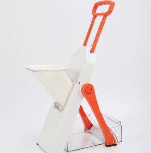 24/bax-Feliator de legume, 5 lame interschimbabile, design pliabil, 23x15x35cm