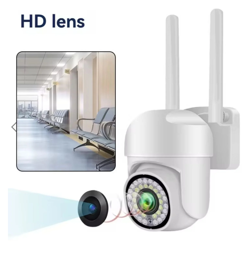 80/bax-Camera de supraveghere WiFi pentru exterior, HD panoramica, vedere nocturna, audio bidirectional, rezistenta la apa, 2MP sau 3MP - imagine 2