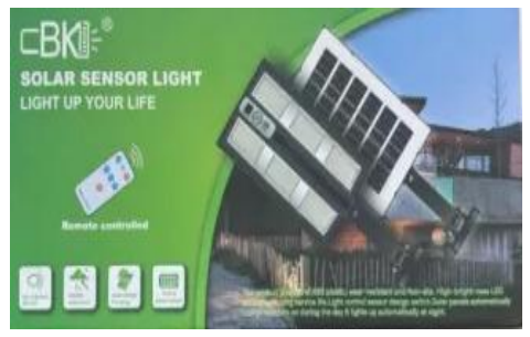 40/bax-Lampa cu senzor, incarcare solara, impermeabil, luminozitate mare