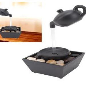 50/bax-Ornament pentru fantana de apa ceainic plutitor Alimentare cu baterie USB 5V Decorare cascada de masa cu lumini LED Pietre