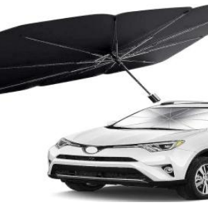 80/bax-Umbrela Parasolar pentru Parbriz Auto cu Protectie UV Promagg® – Pliabila, Protejeaza Interiorul Masinii de Caldura