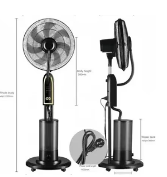 1/bax-Ventilator cu Pulverizare Apa pentru Racire Promagg® – Ventilator cu Umidificare, Ideal pentru Confort in Zilele Calduroase - imagine 3