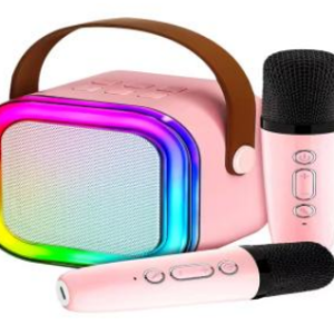 40/bax-Boxa cu Microfon karaoke Smart copii, Wireless, Roz ABYZ®™