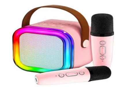40/bax-Boxa cu Microfon karaoke Smart copii, Wireless, Roz ABYZ®™