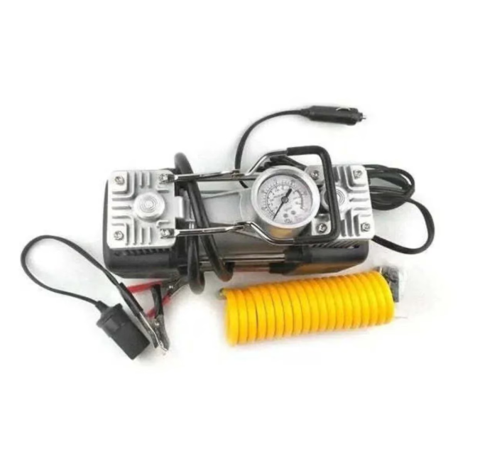 6/bax-Compresor auto 12V cu 2 cilindri si 7 accesorii incluse - imagine 3