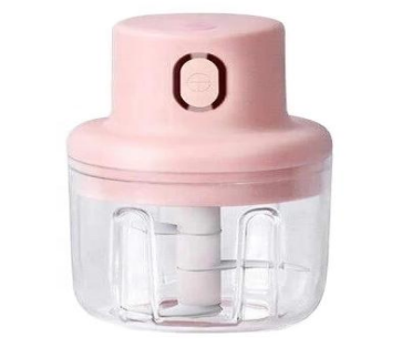 60/bax-Mini Tocator Portabil, Electric Food Chopper, Alimetare USB, Roz