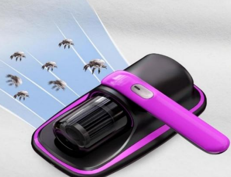 12/bax-Aspirator cu raze UV ANTI acarieni, reincarcabil la USB, ergonomic, protejeaza casa/Dormitor/ Lenjeria De Pat/ Pernele/ Canapeaua/ salteaua/ par animale si praf care nu se observa, respira aer curat, Albastru