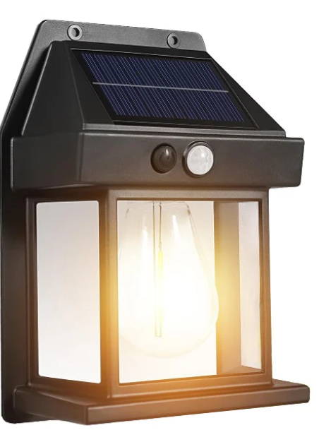 80/bax-Lampă solară de exterior, tip felinar, LED, IP65 impermeabil - imagine 2