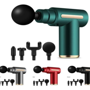 45/bax-Aparat masaj tip pistol Lipa Kar Mini, 4 accesorii, Rosu