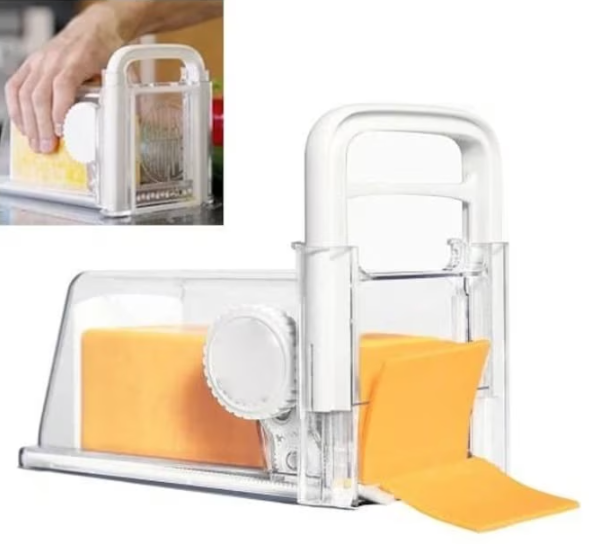 24/bax-Feliator pentru branzeturi, Plastic, Alb - imagine 2