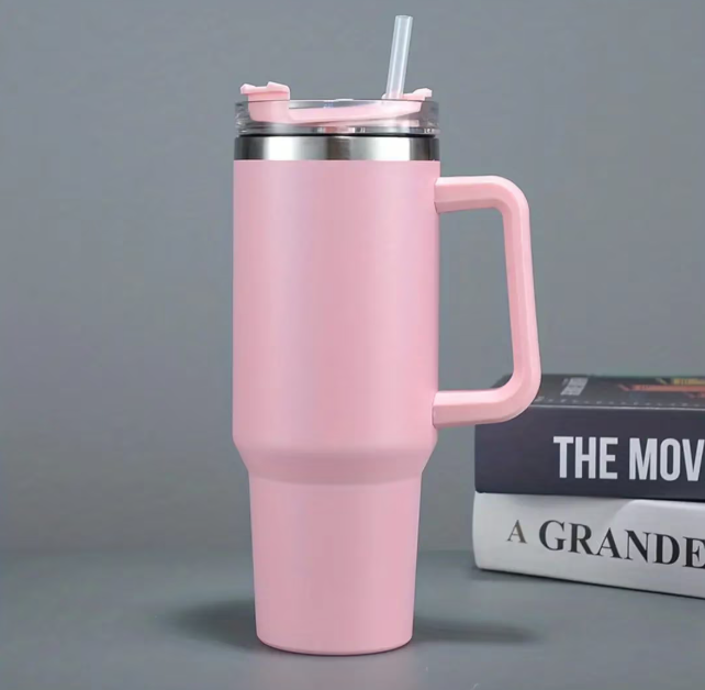 50/bax-Cana termos, WALALLA, Otel inoxidabil, 1200ml, Cu pai, Roz - imagine 2