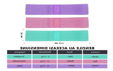 110/bax-Set 3 extensoare elastice DAMUR pentru fitness, tonifiere muschi, 3 nivele intensitate