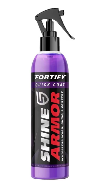 Kit Ceara Lichida, Ceramica, Shine Armor, Efect Hidrofob, 236ml pentru masina, scuter, bicicleta - imagine 2