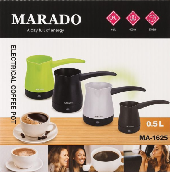 Cafetiera Electrica Marado 0.5L, Fierbator Cafea Turceasca