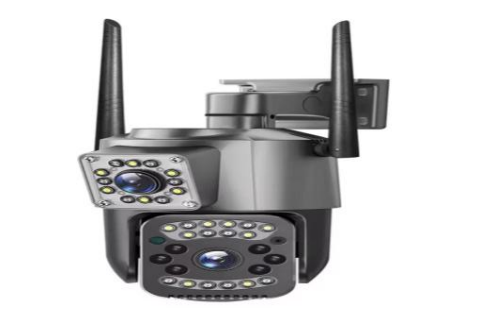 30/bax-Camera supraveghere exterior, WiFi 6MP, Dual Lens, rotativa 355°, detectare miscare si fata, Night Vision Color/IR, audio bidirectional, IP66, slot MicroSD, culoare negru