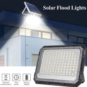 20/bax-Proiector LED, cu Panou Solar si Telecomanda, Rezistent la Apa IP65, 200W