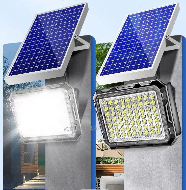 20/bax-Proiector LED, cu Panou Solar si Telecomanda, Rezistent la Apa IP65, 200W - imagine 3