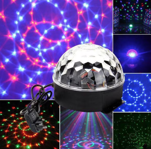 30/bax-Proiector Disco Led Magic Ball Light cu telecomanda si Redare Audio MP3 - imagine 2