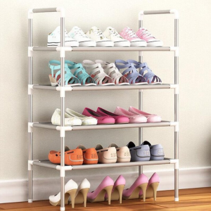 30/bax-Raft pentru incaltaminte, longziming, 4 straturi, capacitate mare, plastic, multicolor