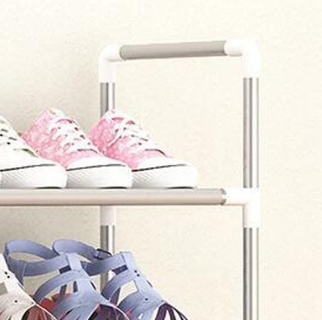 30/bax-Raft pentru incaltaminte, longziming, 4 straturi, capacitate mare, plastic, multicolor - imagine 3