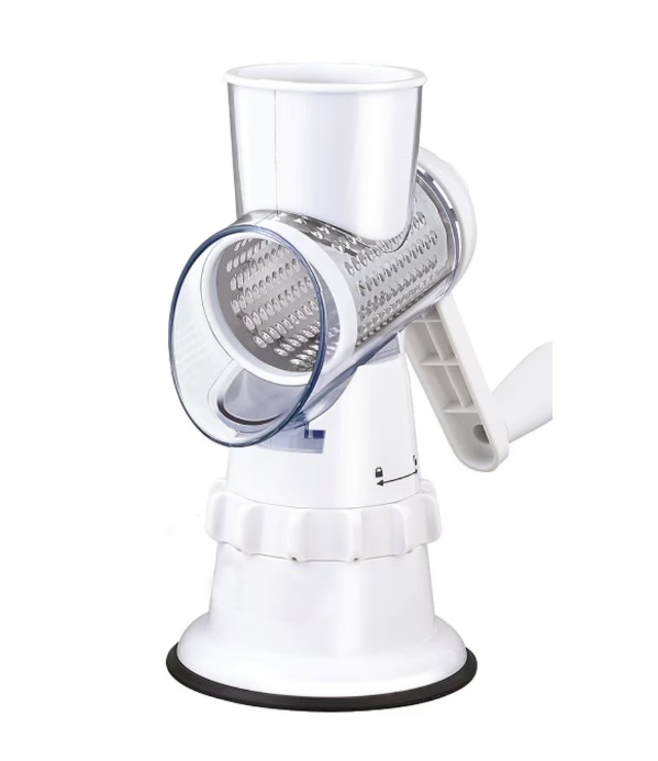 30/bax-Razatoare cu tambur 3 in 1 MediaShop livington sumo slicer 3614, 3 tamburi interschimbabili, Alb