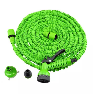 Furtun Extensibil Gradina 60m | 3X Expandabil | Pistol 7 Functii | Usor si Rezistent | Verde