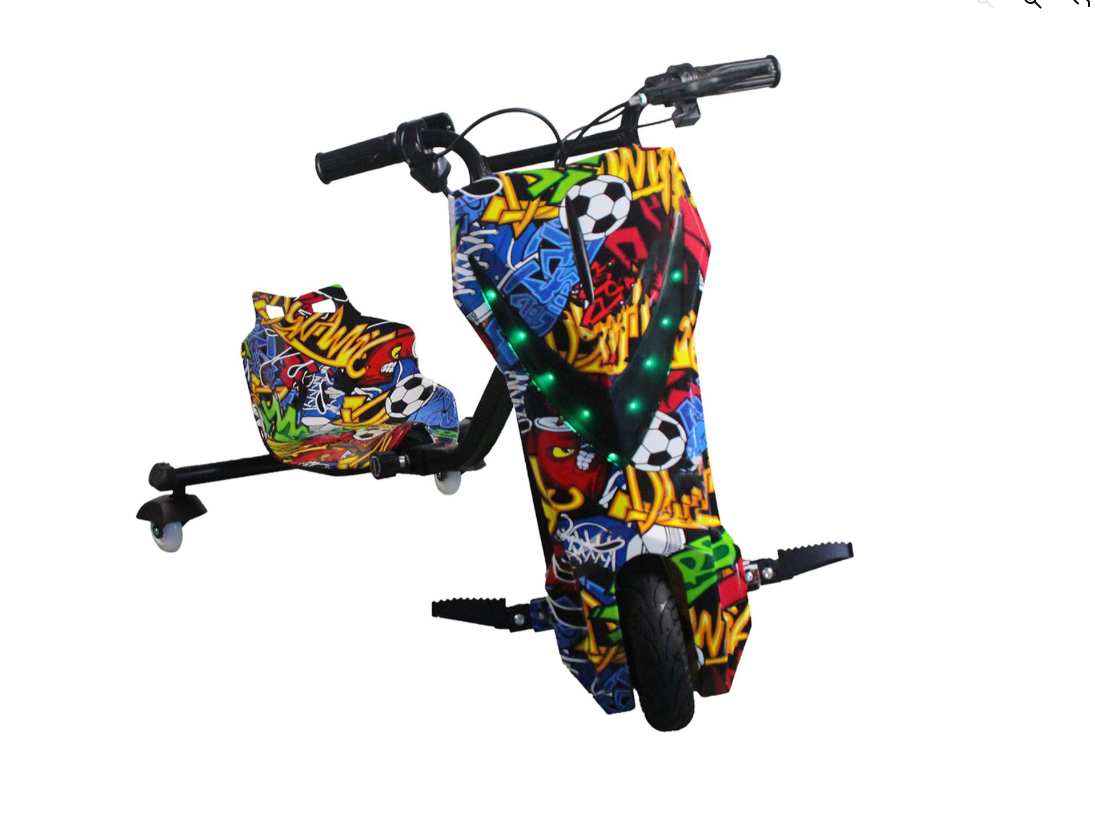 Tricicleta electrica pentru drifturi 360, motor 350W, 10KM/H, 4400mA