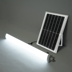 Panou solar cu lampa LED 100W, cu panou solar policristalin, telecomanda si acumulator