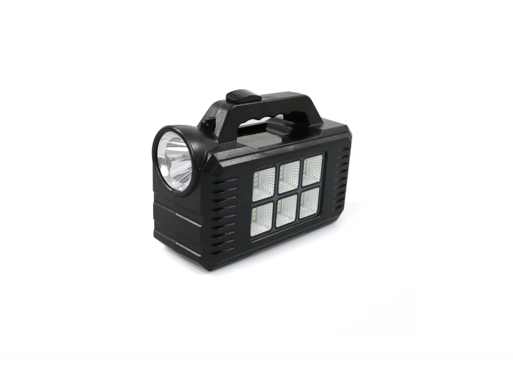 Sistem de iluminat solar GDPLUS 2 becuri LED, lampa LED, USB, GD-8077 - imagine 2