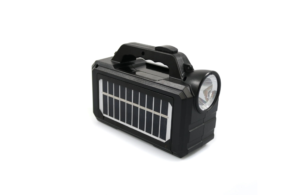 Sistem de iluminat solar GDPLUS 2 becuri LED, lampa LED, USB, GD-8077 - imagine 3