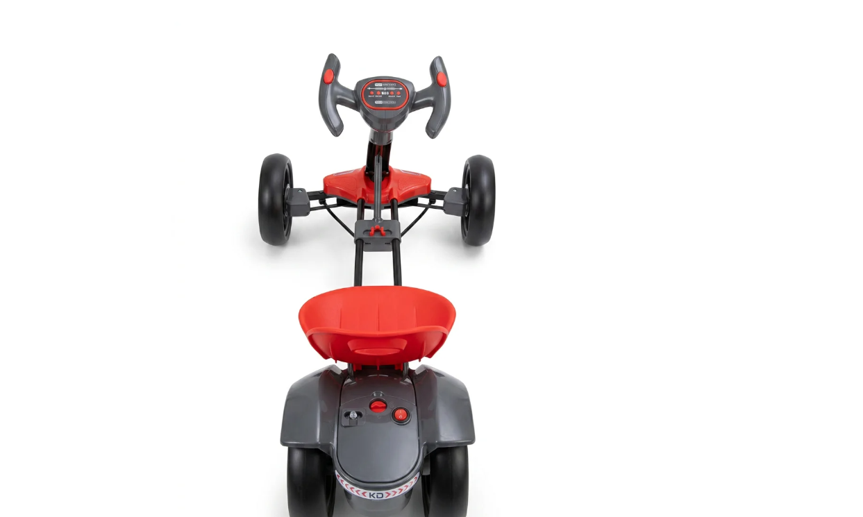 Kart Electric HARKRAFT 24V pentru Copii 3-8 ani – ROSU