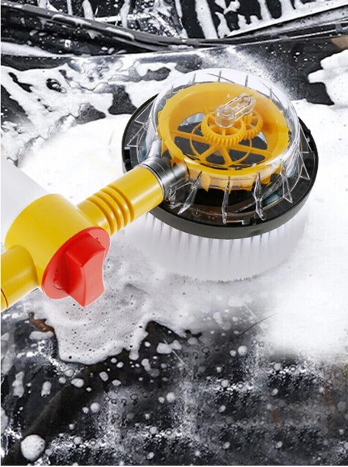 Perie de spalat auto rotativa, 100cm, cu cap rotativ 360°, material ABS si chenille, multifunctional - imagine 3