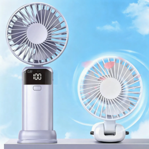 Mini ventilator cu afisaj digital